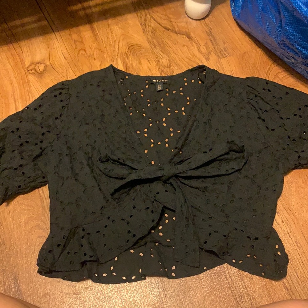 Black Crop Top
